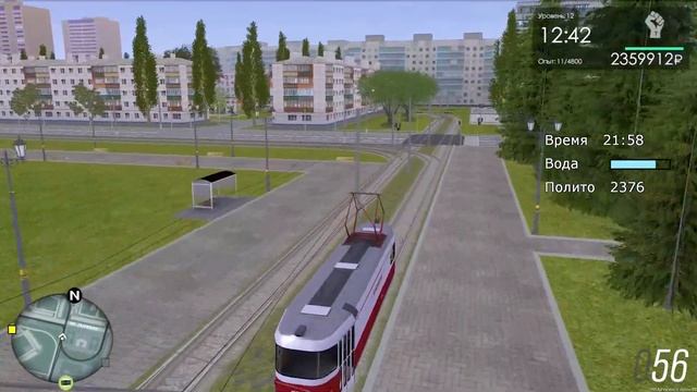 ПОЛИВОМОЕЧНЫЙ ТРАМВАЙ В МТА ПРОВИНЦИЯ! ВОДИТЕЛЬ ТРАМВАЯ - САМАЯ ВЫГОДНАЯ РАБОТА (MTA PROVINCE) смотреть онлайн