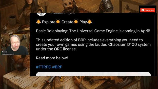 Basic Roleplaying (Chaosium) to be Released Under ORC in April - How Soon Before the OGL Dies? смотреть онлайн