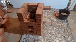 Кладка отопительной печи Колеватова своими руками .Бюджетная кирпичная печь за 4 т.руб.