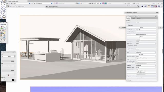 Vectorworks sepia/sketch rendering overview смотреть онлайн
