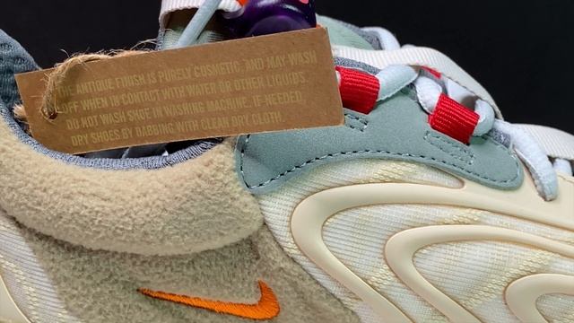 Nike Air Max 270 React ENG x Travis Scott Cactus Trails DETAILED LOOK смотреть онлайн