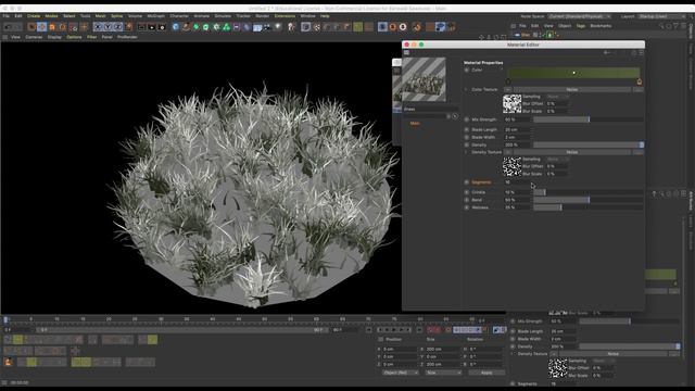 Трава в Cinema4D смотреть онлайн