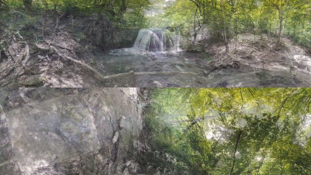 Водопад Джур-Джур. Видео 360° смотреть онлайн