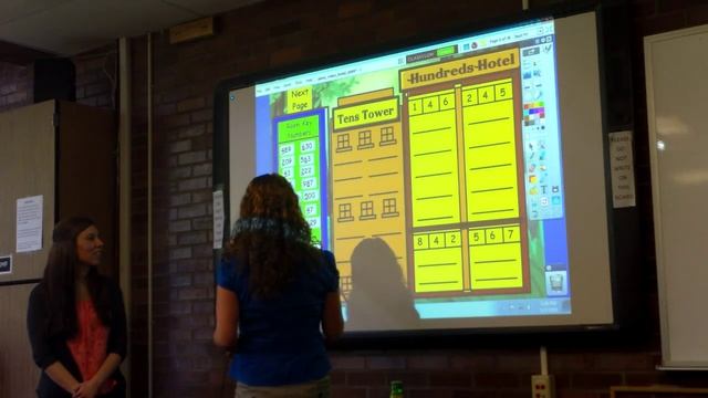 Interactive White Board Lesson - 4th Grade Math (Place Value) смотреть онлайн