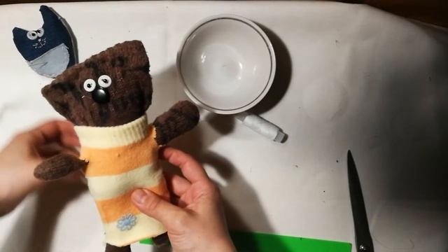 Игрушки из перчаток и носков. Мастер класс изготовление игрушки: «Котик-бегемотик» смотреть онлайн