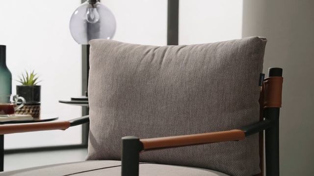 Кресло (металл) ENZA HOME "LINZ" серый смотреть онлайн