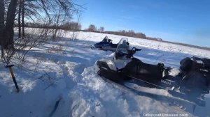 На снегоходах по дикой Сибири.Ямаха профешнл 2