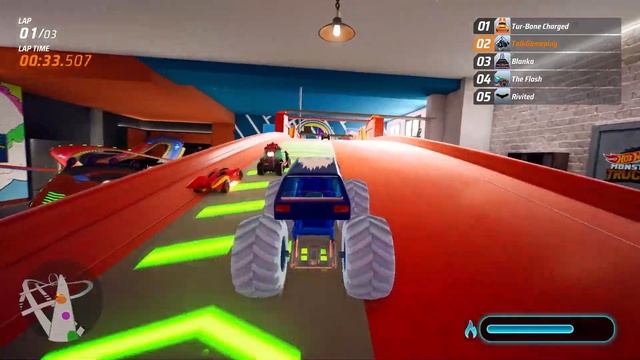 Hot Wheels Unleashed | Monster Trucks Demo Derby Race In Parkour & Bridge смотреть онлайн