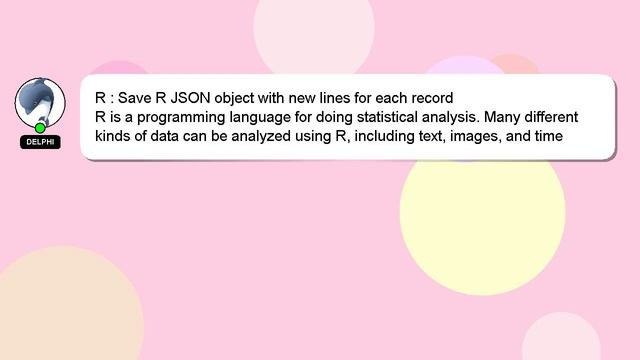 R : Save R JSON object with new lines for each record смотреть онлайн