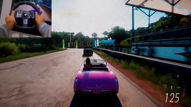Barbie Movie| Forza Horiozn 5 | Steering Wheel Gameplay смотреть онлайн