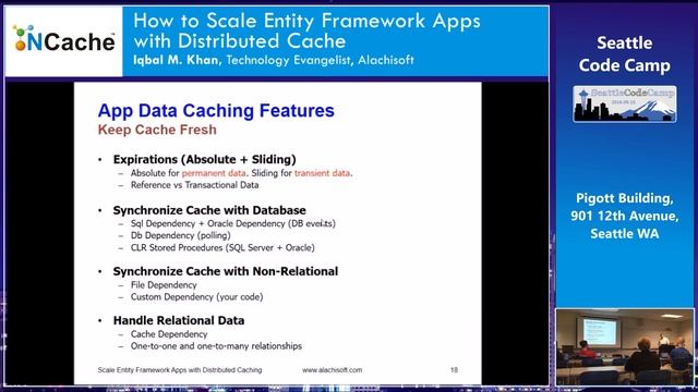 Seattle Code Camp 2016 - Scaling Entity Framework Apps with Distributed Caching смотреть онлайн
