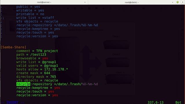 Samba Share Trash Repository