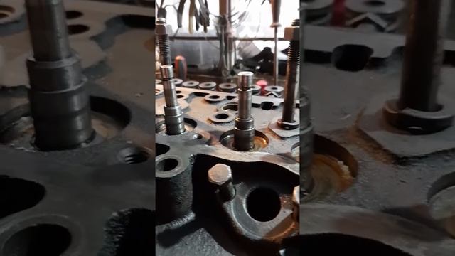 Установка сальников клапанов на головке двигателя Д 240 смотреть онлайн