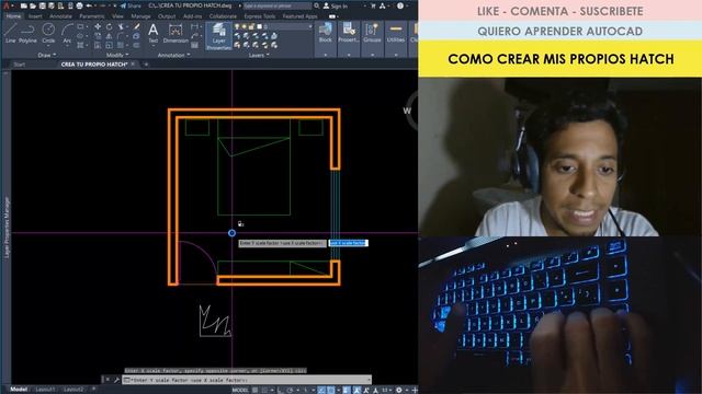 COMO CREAR MIS PROPIOS HATCH EN AUTOCAD смотреть онлайн