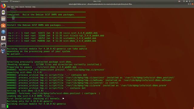 Ubuntu 16.04 HWE DKMS Debian packaging automated build install смотреть онлайн