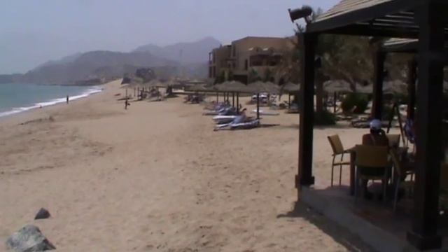 Hotel Iberotel Miramar Al Aqah Beach Resort. Пляж отеля. Фуджейра, ОАЭ. смотреть онлайн