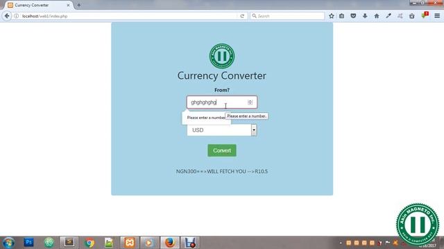 Design A Currency Converter Using Bootstrap & PHP - Part A смотреть онлайн