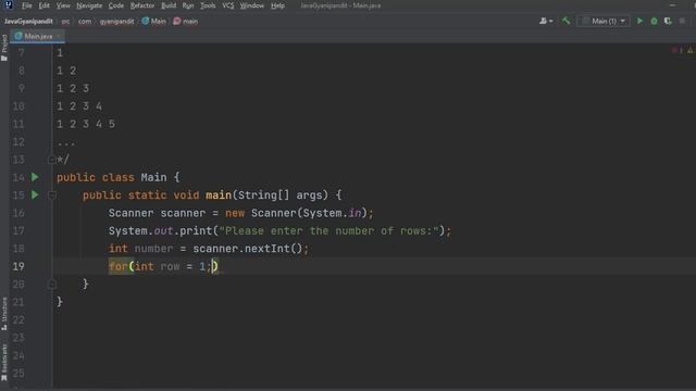 1 12 123 1234 Pattern in Java смотреть онлайн