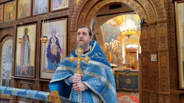 Проповедь в праздник Похвалы Пресвятой Богородицы. 01.04.2023 смотреть онлайн