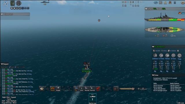 Ultimate Admiral: Dreadnoughts. Битва Проектов III. "Wilhelm II" vs "Chitose" смотреть онлайн