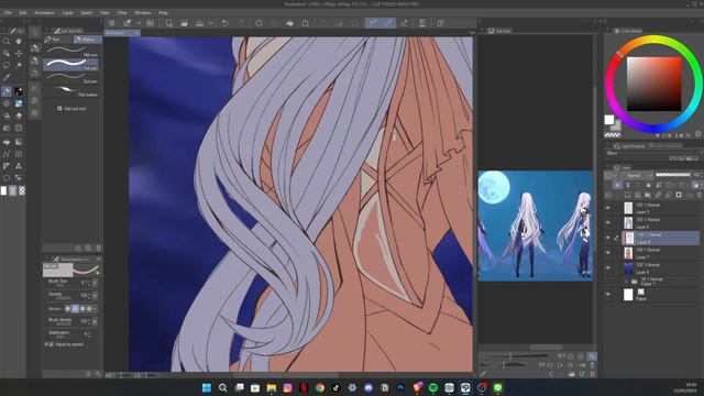 Skirk - Genshin Impact [Speedpaint]