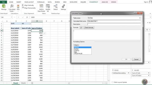Creating KPI dashboard using Excel 2013 PowerPivot смотреть онлайн