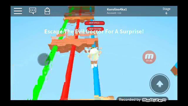 Roblox Obby Eskape от чего-то