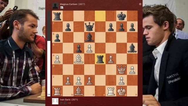 Saat Magnus di kalahkan pemain kejutan di Olimpiade Catur! || Ivan Saric vs Magnus Carlsen смотреть онлайн