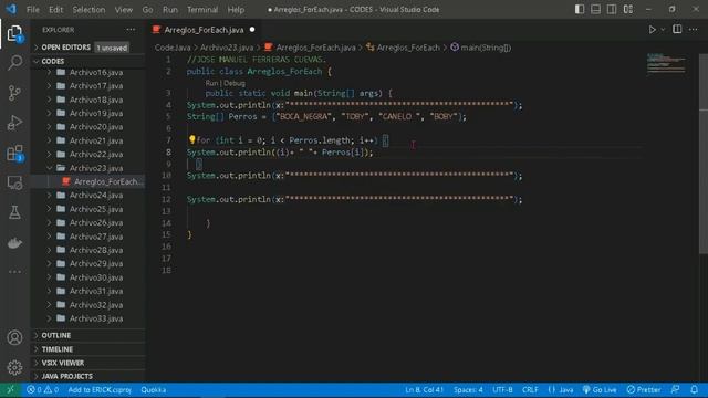 Video #23 Arreglos ForEach Java смотреть онлайн