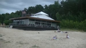 обзор пляжа Латвия Юрмала  у моря 18 июля 2015 mts