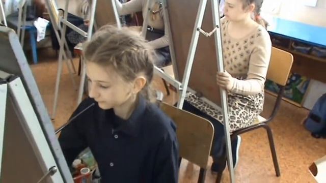 Заремба Л А урок живопись ДШИ смотреть онлайн