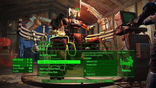 Fallout 4 Automatron Customising Ada смотреть онлайн
