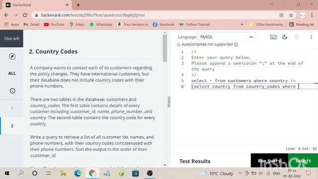 MYSQL (Basic) certification part:-2 certificate country codes| Hackerrank certificate with solution смотреть онлайн