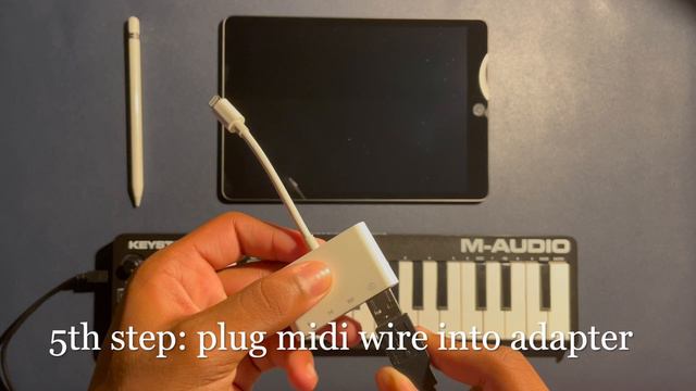 How to connect midi keyoboard to iPad #apple #music смотреть онлайн