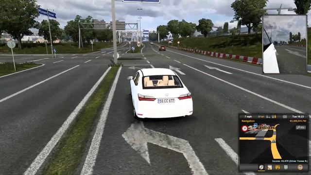 ETS2 1.40 Mods |Car Mod| - From Port to Port on Toyota Corolla 2018 V1R60 смотреть онлайн