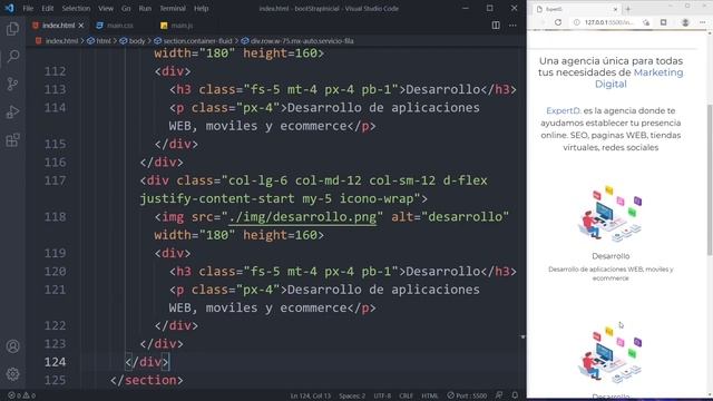Crea una Pagina WEB con BOOTSTRAP 5 desde 0 | Rapido смотреть онлайн