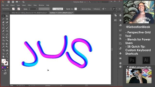 Adobe Illustrator Perspective Grid Tool & Photoshop Custom Keyboard Shortcuts смотреть онлайн