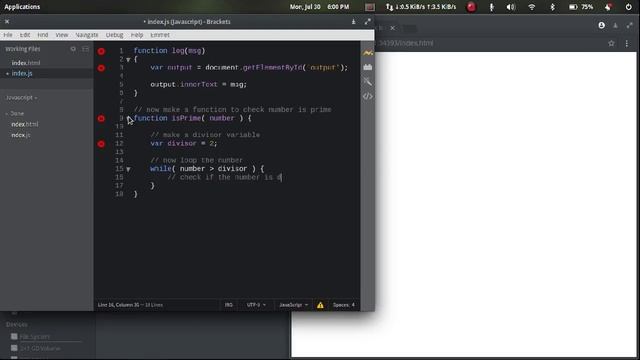 Javascript Algorithm How to check if number is prime смотреть онлайн