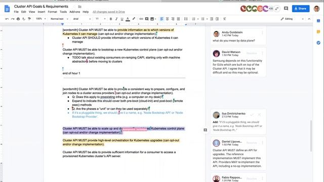 Kubernetes SIG Cluster Lifecycle 20190329 - Cluster API Goals & Requirements Discussion смотреть онлайн