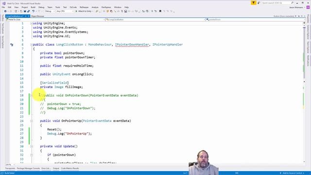 Unity3D - UGUI - HoldToClick buttons (long press click) смотреть онлайн