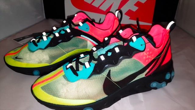 NIKE ELEMENT REACT 87 "HYPER FUSION"/"VOLT" EARLY REVIEW смотреть онлайн