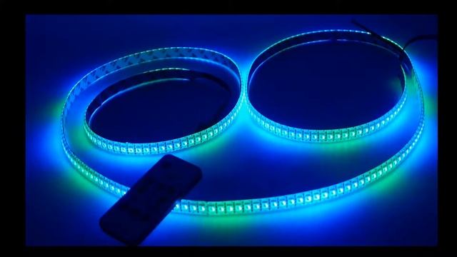 Mokungit 2M APA102-C 144 leds 5050 RGB SMD Full color magic addressable led strip смотреть онлайн
