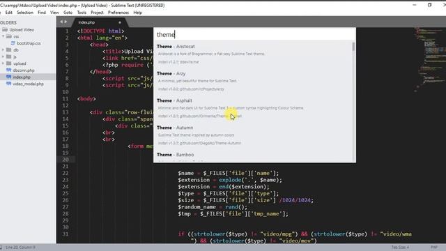 How to customize sublime text 3 | Customize Theme, Font & background color | install sublime text 3 смотреть онлайн