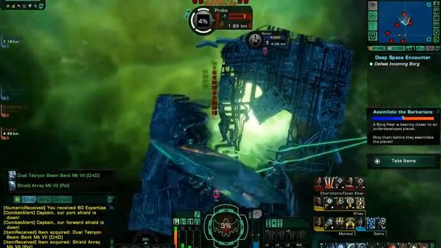 Deep Space Encounter, Defeat the Borg - Star Trek Online смотреть онлайн