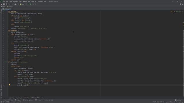 Project: Monday I AI Assistant in python Part 03 l how to make Jarvis in python смотреть онлайн