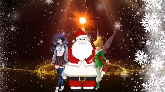 Merry Christmas Lizzie Baymax Claus And Tinker Bell Jingle Bells????? смотреть онлайн