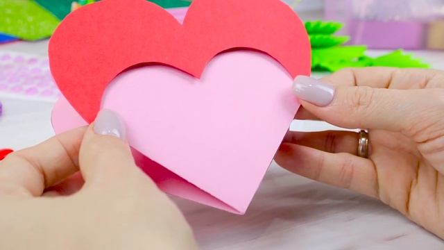 Валентинка своими руками из бумаги за 5 минут! Как сделать валентинку на день св смотреть онлайн