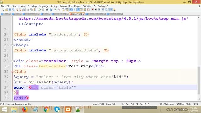 Tourism Guide Project PHP MYSQL Part 21 | By Pankaj Panjwani смотреть онлайн