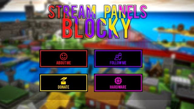 Free Twitch Panels - Blocky Roblox - PSD - Free Download смотреть онлайн